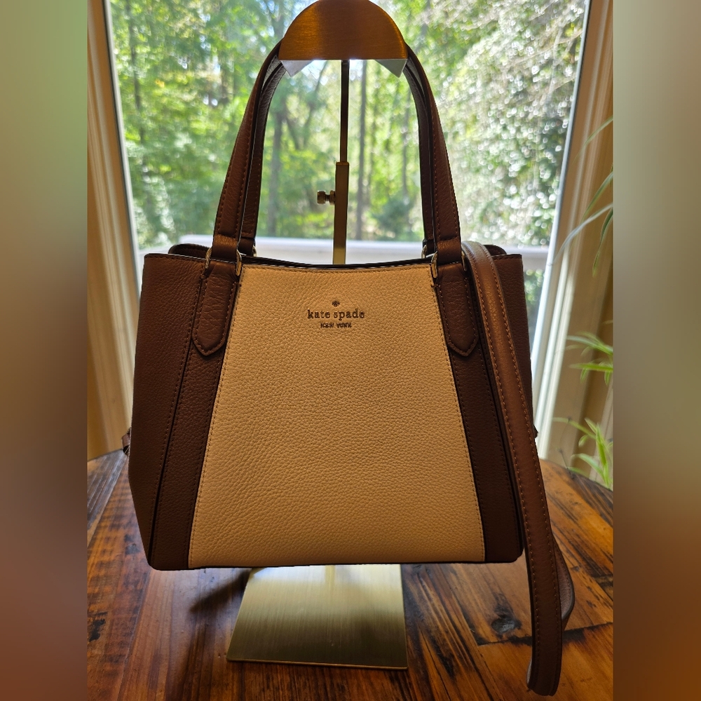 🤍 New! Kate Spade NWT Jackson Triple Compartment Medium Satchel Crossbody